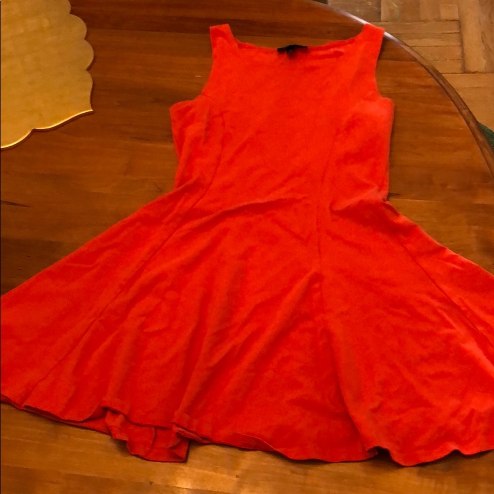 Red/Orange topshop dress size 6